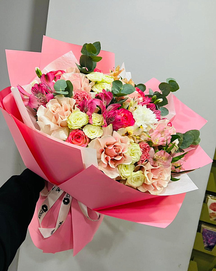 Bouquet of Barbie flowers delivered to Almaty