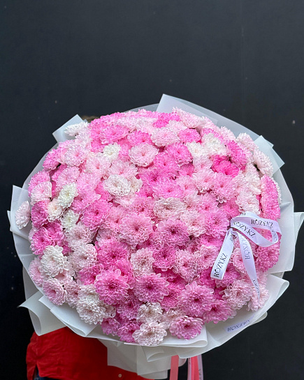 Bouquet of Bouquet of 51 chrysanthemums flowers delivered to Astana