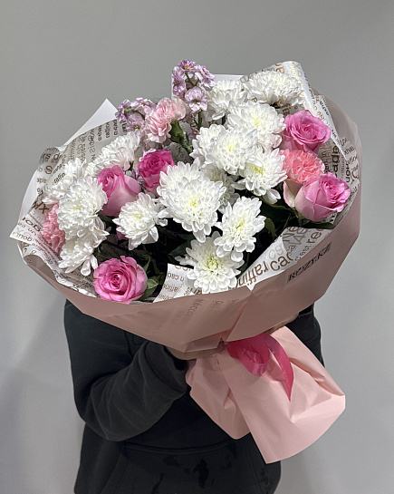 Assembled bouquet with delivery to Astana