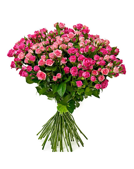 Букет из розовых роз Розовое счастье с доставкой по Рудном