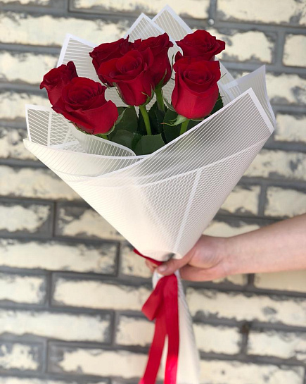 Bouquet of Increased Red flowers delivered to Almaty