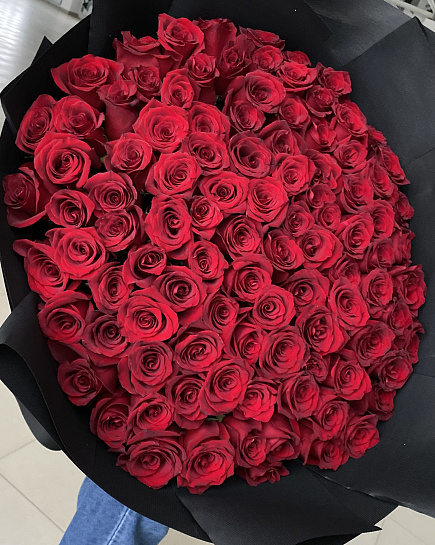 Метровые розы  с доставкой по Уральске