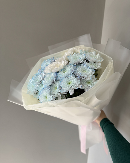 Bouquet of Chrysanthemums flowers delivered to Pavlodar
