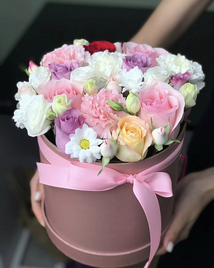 Bouquet of Cute box flowers delivered to Rudniy