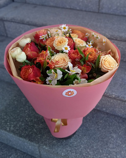 Bouquet of Tenderness of spring flowers delivered to Almaty