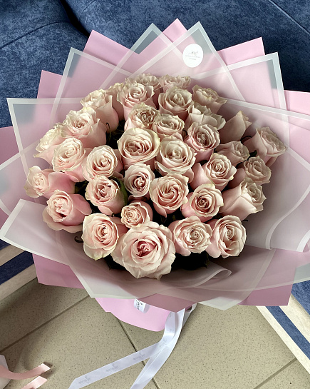 Bouquet of Pink paradise flowers delivered to Uralsk