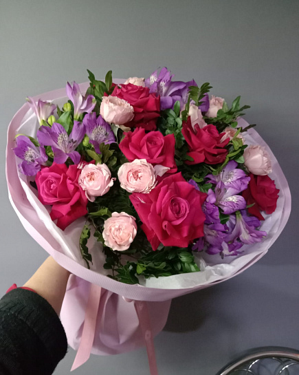 Bouquet of Blooming Mysteries flowers delivered to Almaty