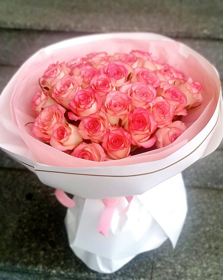 Букет "31 роза Джумилия" с доставкой по Алматы