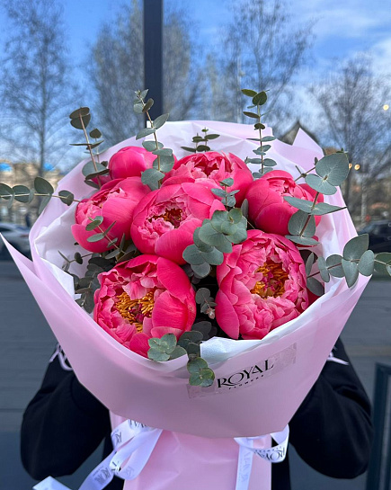Bouquet of Bouquet of peonies flowers delivered to Almaty