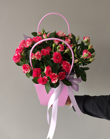 Bouquet of Handbag of happiness flowers delivered to Pavlodar