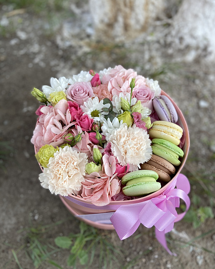 Bouquet of box of pasta flowers delivered to Rudniy