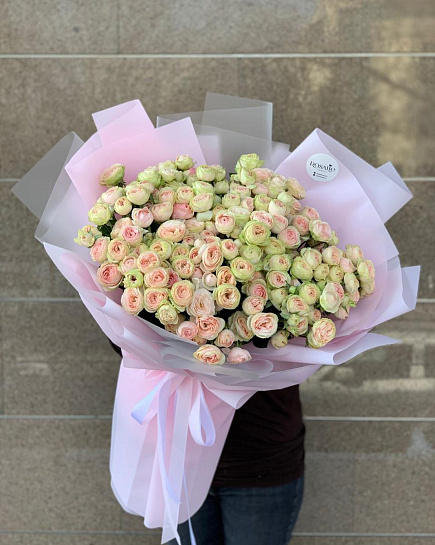 Bouquet of Bombastic XXL flowers delivered to Almaty