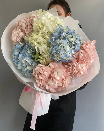 Bouquet of Bouquet of 7 hydrangeas ❤ flowers delivered to Almaty