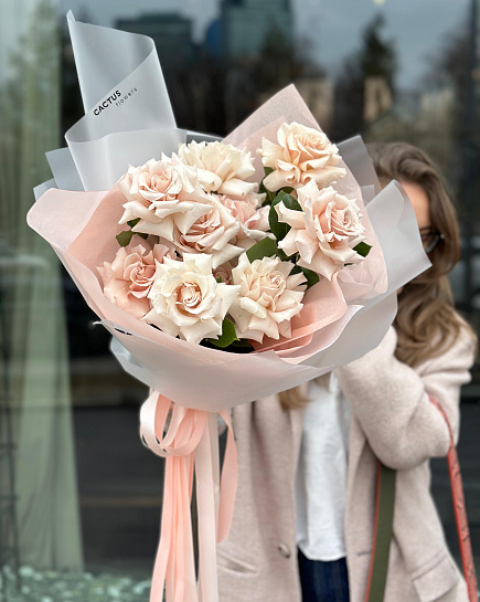 Bouquet of Bouquet “SOFTNESS” flowers delivered to Astana