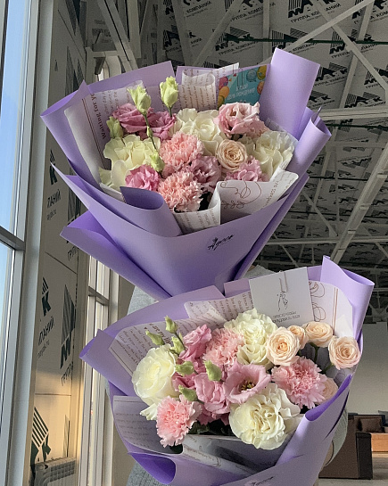 Bouquet of lavender flowers delivered to Uralsk