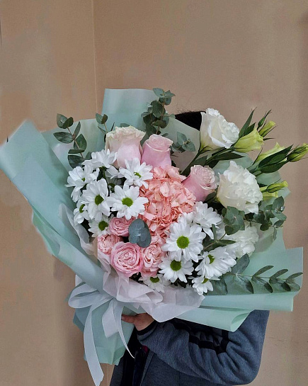 Bouquet of Combined Bouquet With Hydrangea ❤ flowers delivered to Almaty