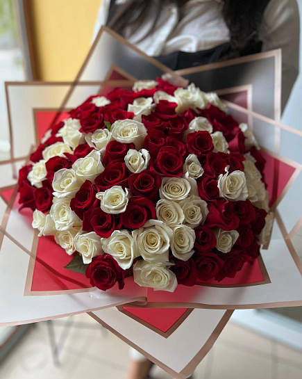 Букет из 101 розы с доставкой по Павлодаре