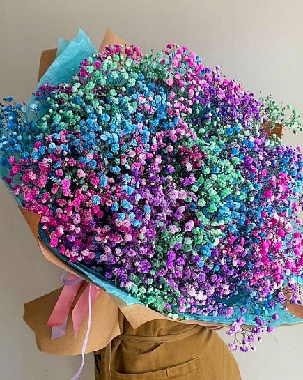 Bouquet of On the seventh sky flowers delivered to Almaty