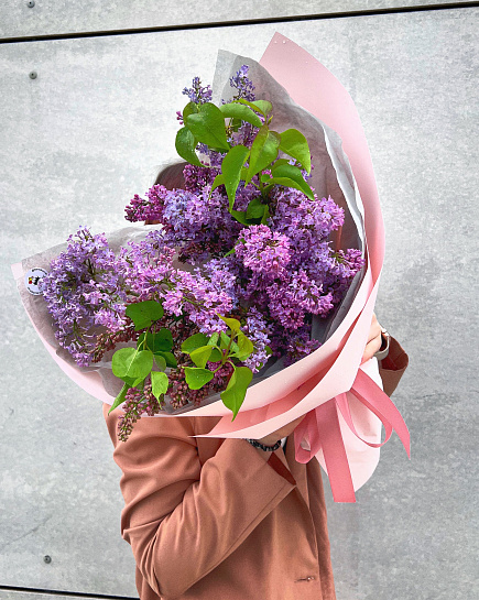 Bouquet of Lilac in a bouquet flowers delivered to Almaty