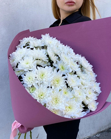 Bouquet of Bouquet of chrysanthemums TENDERNESS flowers delivered to Almaty