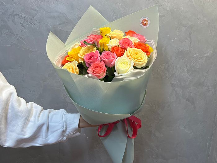 Bouquet of 25 roses mix