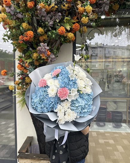 Bouquet of Assembled bouquet flowers delivered to Shymkent