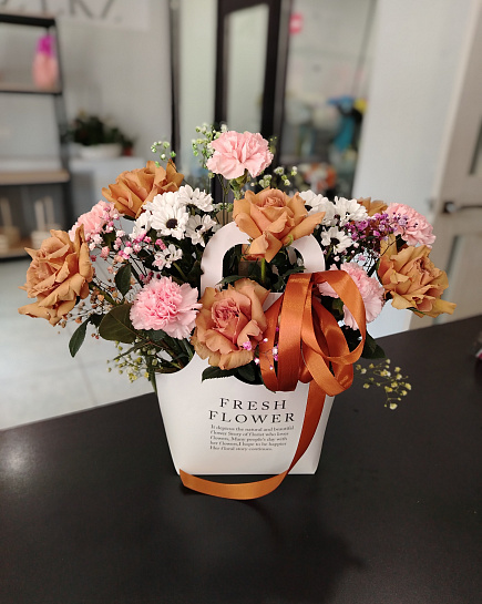 Bouquet of Basket of Love flowers delivered to Pavlodar
