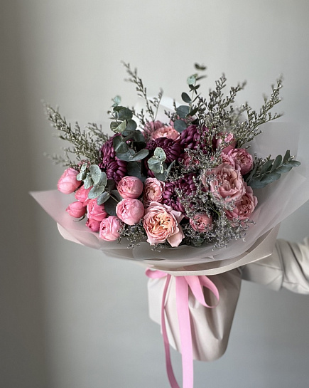 Bouquet of Love story flowers delivered to Almaty