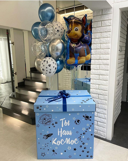 Bouquet of Set Box Paw Patrol flowers delivered to Astana