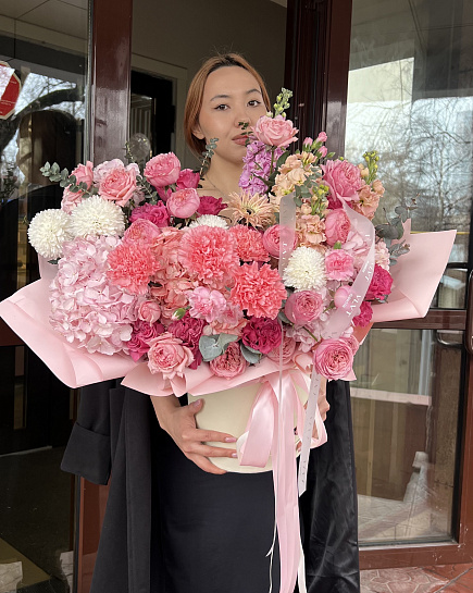 Bouquet of Flamingo flowers delivered to Almaty