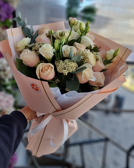 Bouquet of Tender kiss flowers delivered to Almaty