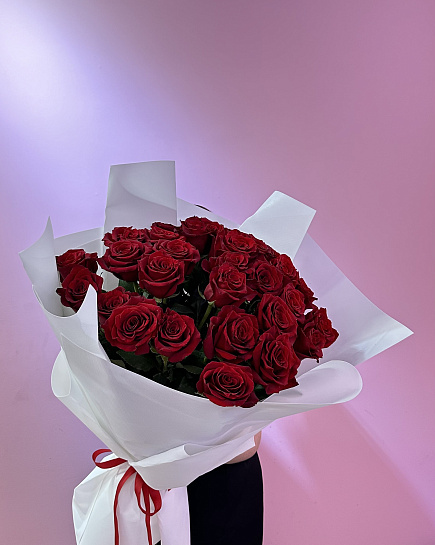 Букет из Голландских метровых роз с доставкой по Астане