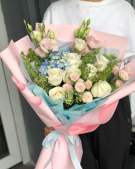 Bouquet of Bouquet with hydrangea flowers delivered to Almaty