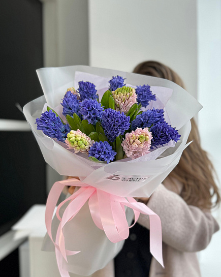 Bouquet of Bouquet of fragrant hyacinths flowers delivered to Astana