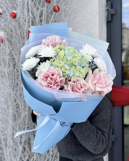 Bouquet of A compliment flowers delivered to Shymkent