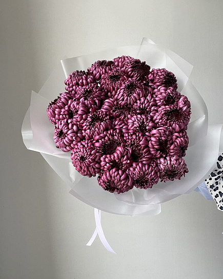 Bouquet of Chrysanthemum curlers L flowers delivered to Almaty