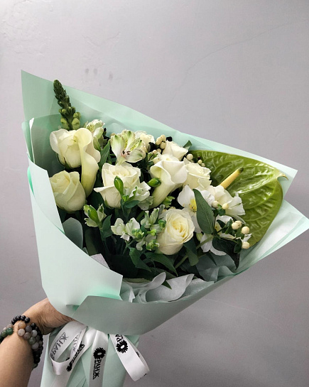 Bouquet of Exotic exposure flowers delivered to Almaty