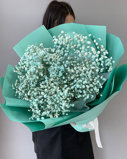 Bouquet of Blue Cloud Gypsophila ❤ flowers delivered to Almaty
