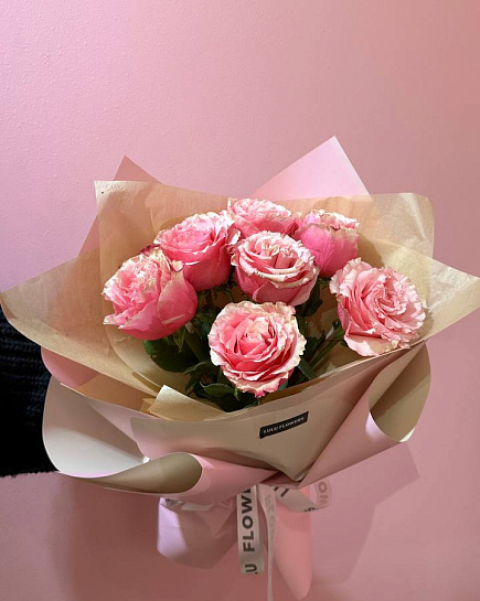 Букет Голландских роз  с доставкой по Астане