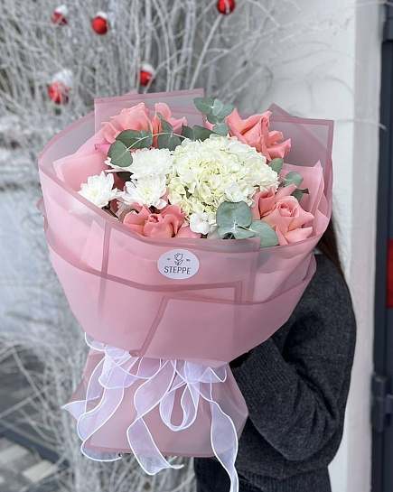 Bouquet of Reflection of beauty flowers delivered to Shymkent