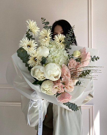 Bouquet of Delicate bouquet ❤️ flowers delivered to Almaty