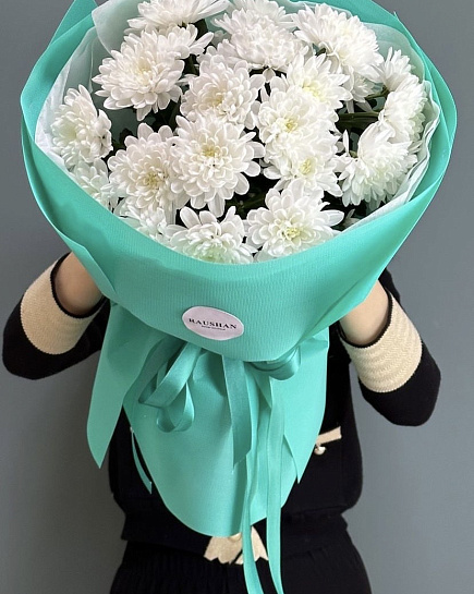 Bouquet of Mono bouquet of chrysanthemums flowers delivered to Astana