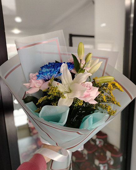 Bouquet of Gentle bouquet flowers delivered to Pavlodar
