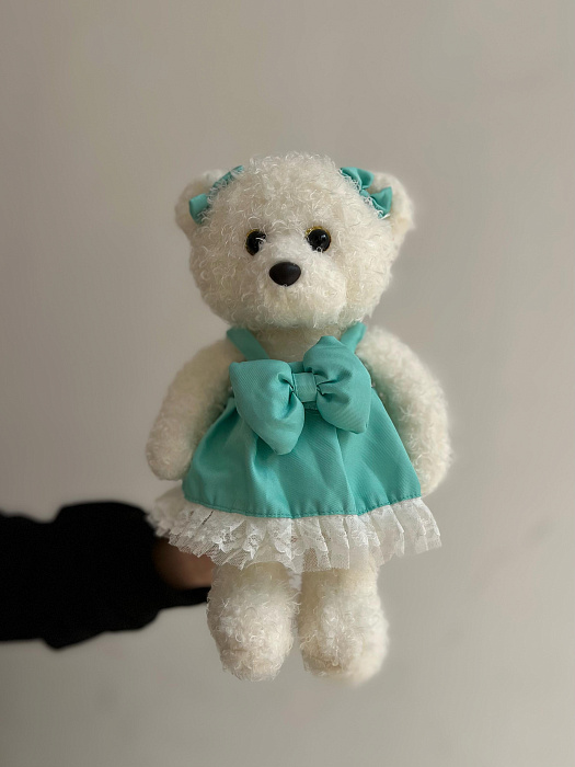 Teddy bear in a dress (35cm)
