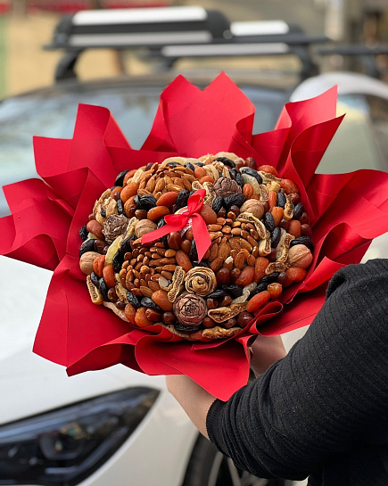 Bouquet of Bouquet of dried fruits and nuts flowers delivered to Almaty