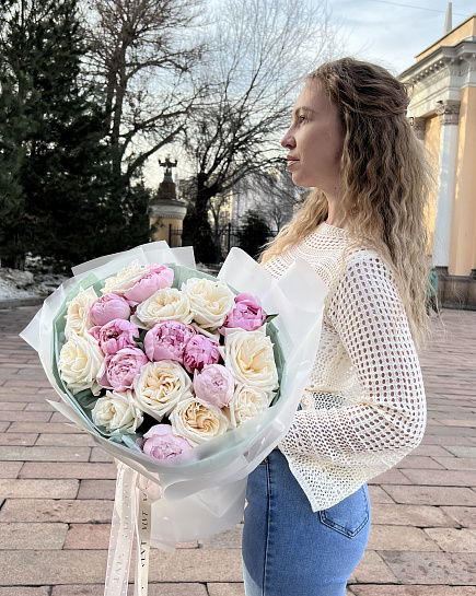 Bouquet of Tenderness flowers delivered to Almaty