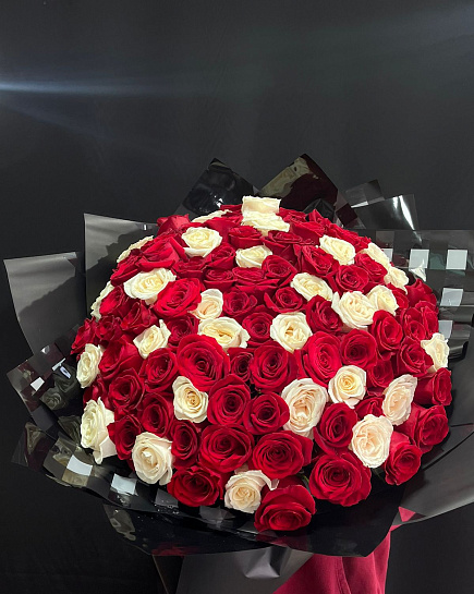 Bouquet of PLEASURE flowers delivered to Almaty