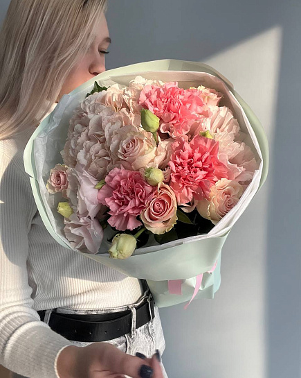 Bouquet of Bright EuroBouquet ❤ flowers delivered to Almaty