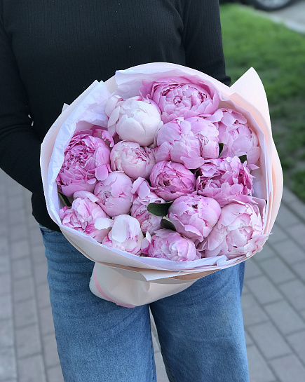 Bouquet of Peonies flowers delivered to Astana