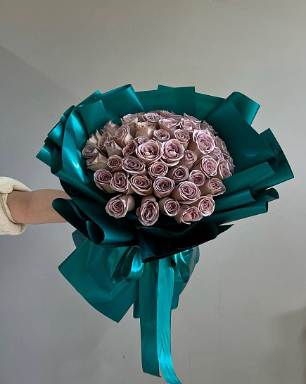 Bouquet of Bouquet of 45 roses flowers delivered to Astana